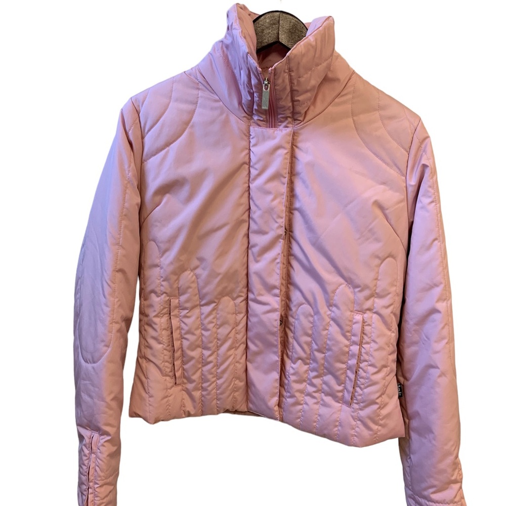 LEI Pink Puffer Jacket w/brown lining